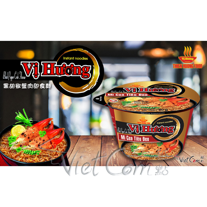 Thien Huong Food - Black Pepper Crab Flavour Instant Noodles