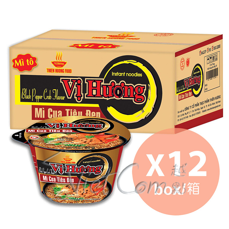 Thien Huong Food - Black Pepper Crab Flavour Instant Noodles