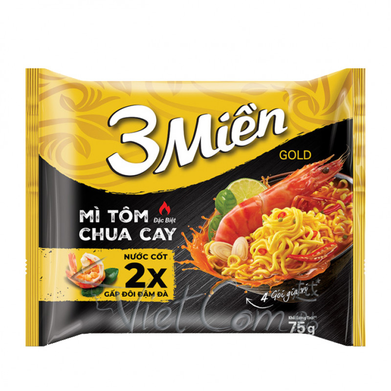 3 Mien Gold - 酸辣蝦麵