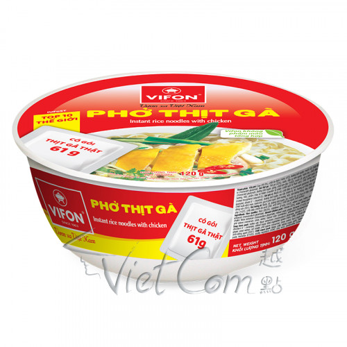 Vifon - "Pho" with Chicken Bowl  -WITH REAL MEAT