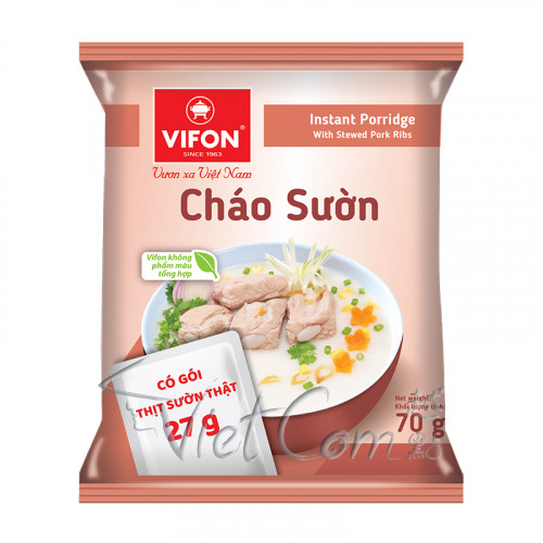 Vifon - Congee with Pork Rib - WITH REAL MEAT