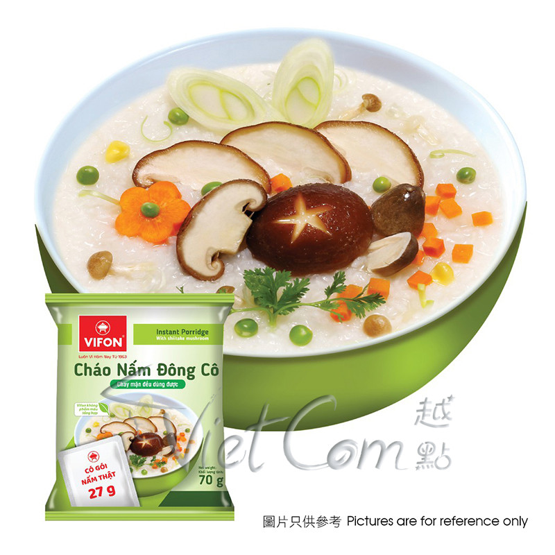 Vifon - Congee with Mushroom - WITH REAL MEAT
