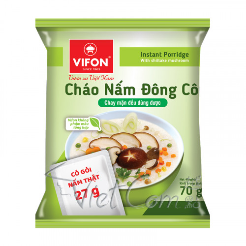 Vifon - Congee with Mushroom - WITH REAL MEAT