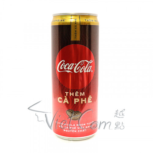 Vietnam Coca-Cola Plus Coffee【2 pack of 12 cans 】