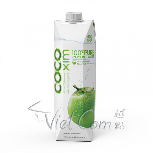 CocoXim - 100% PURE Coconut Water【Full Case 1L x 12】