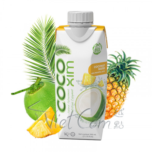 CocoXim - Coconut Water with Pineapple Juice【Full Case 330ml x 12】