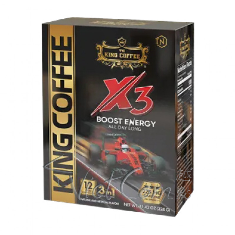 皇者咖啡 - 皇者"X3"提升能量三合一咖啡