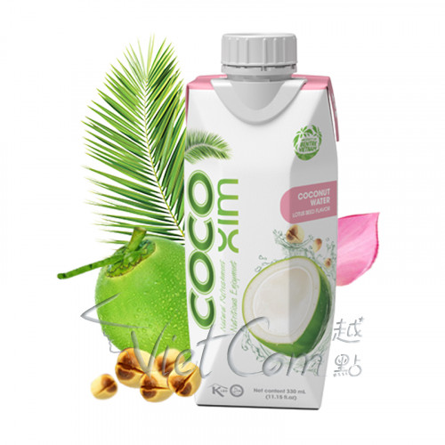 CocoXim - Coconut Water with Lotus Seed Favor【Full Case 330ml x 12】