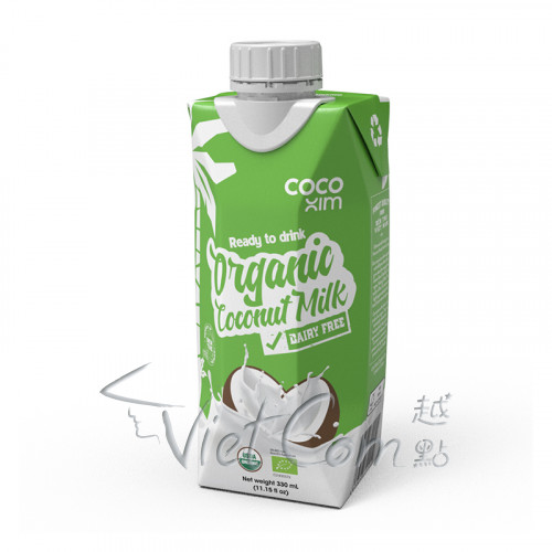 CocoXim - Organic Coconut Mlik (Dairy Free)【Full Case 330ml x 12】
