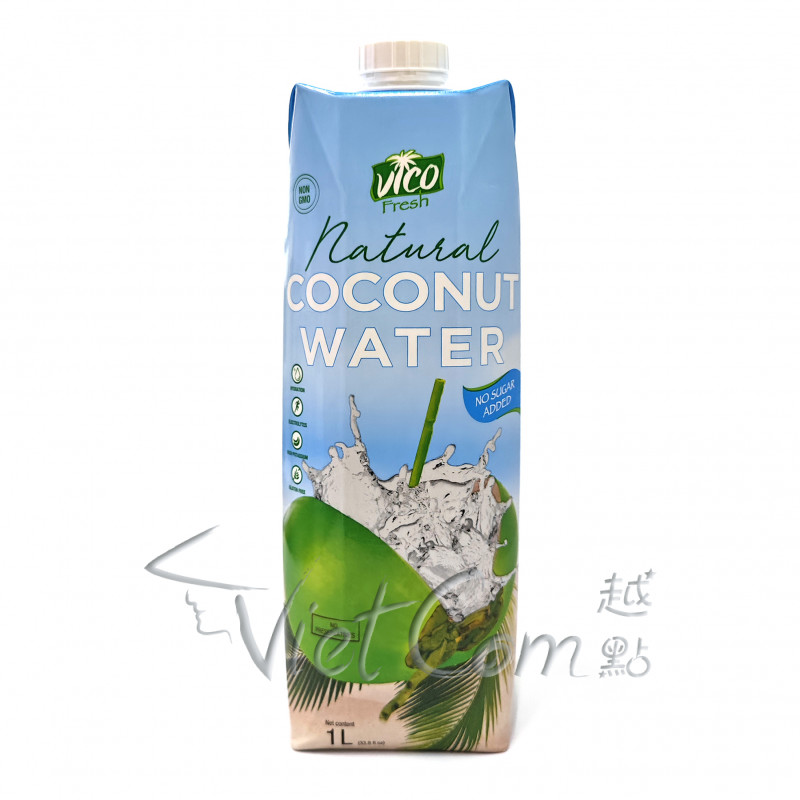 VICO - 100% Natural Coconut Water【Full Case 1L x 12】