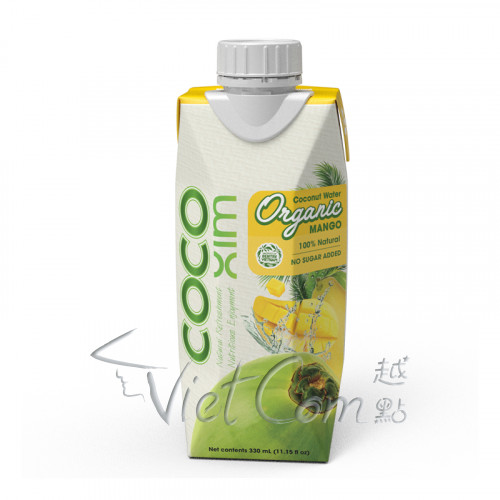 CocoXim - Organic Coconut Water With Mango Juice【Full Case 330ml x 12】