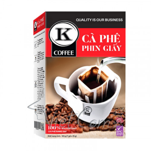 K Coffee - 掛耳式過濾袋咖啡即沖包 (7包裝)