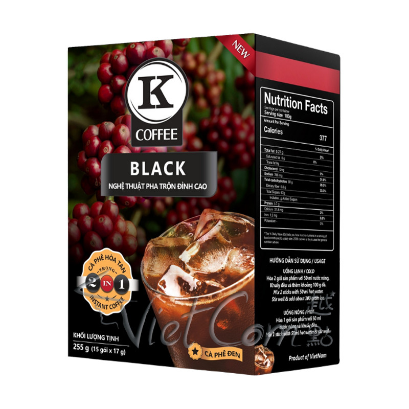 K Coffee 二合一黑咖啡