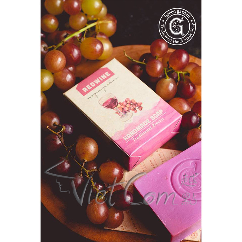 Green Garden - Red Wine Handmade Soap