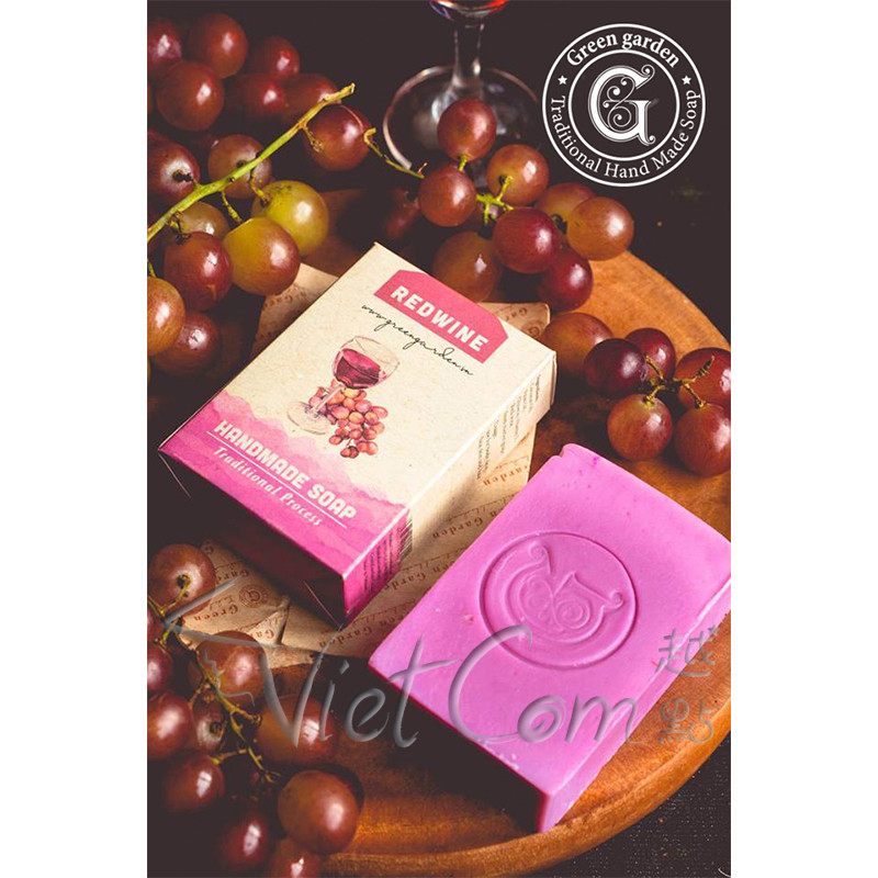 Green Garden - Red Wine Handmade Soap