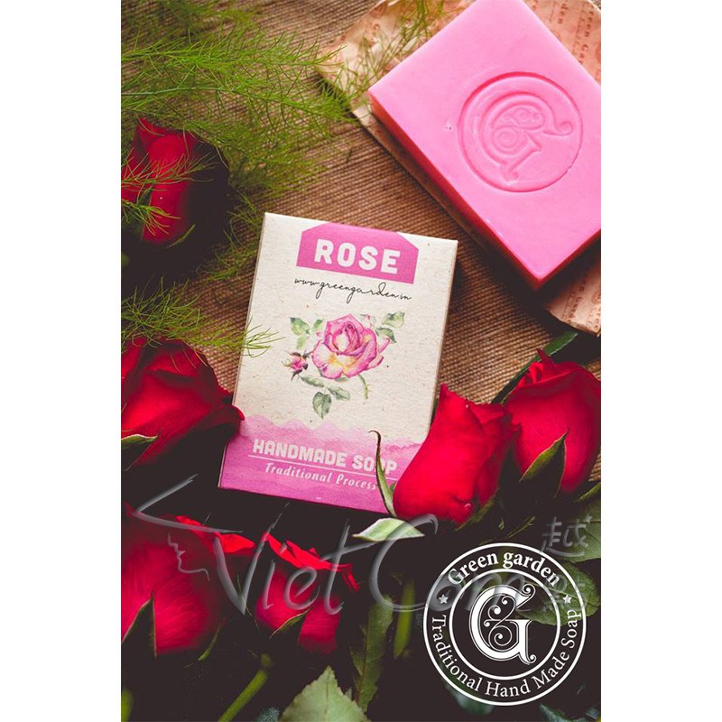 Green Garden - Rose Handmade soap