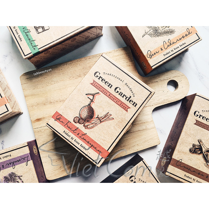 Green Garden - Grapefruit & Lemongrass Luxurious Natural soap