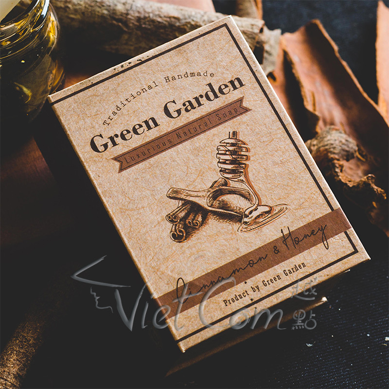 Green Garden - Cinnamon & Honey Luxurious Natural soap