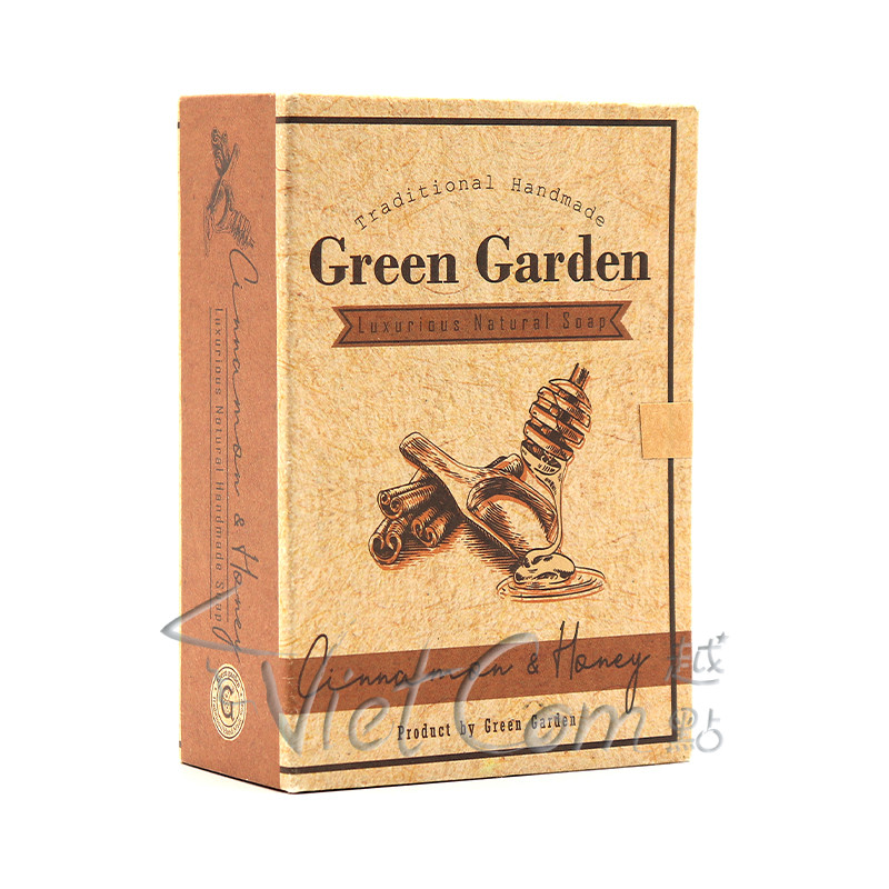 Green Garden - Cinnamon & Honey Luxurious Natural soap