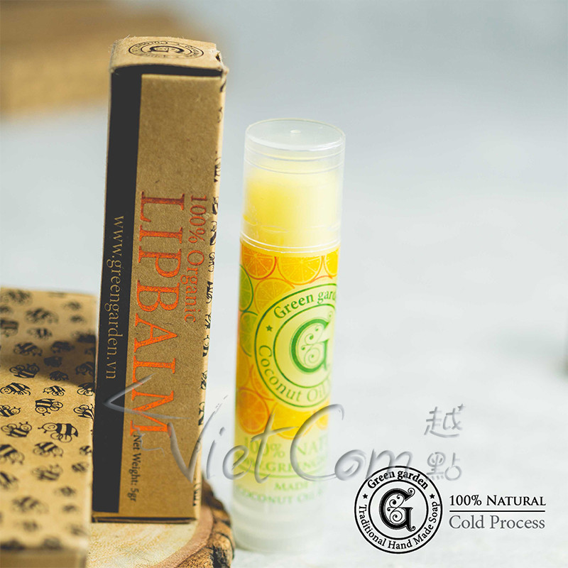 Green Garden - Orange Essential Oil Lip Balm
