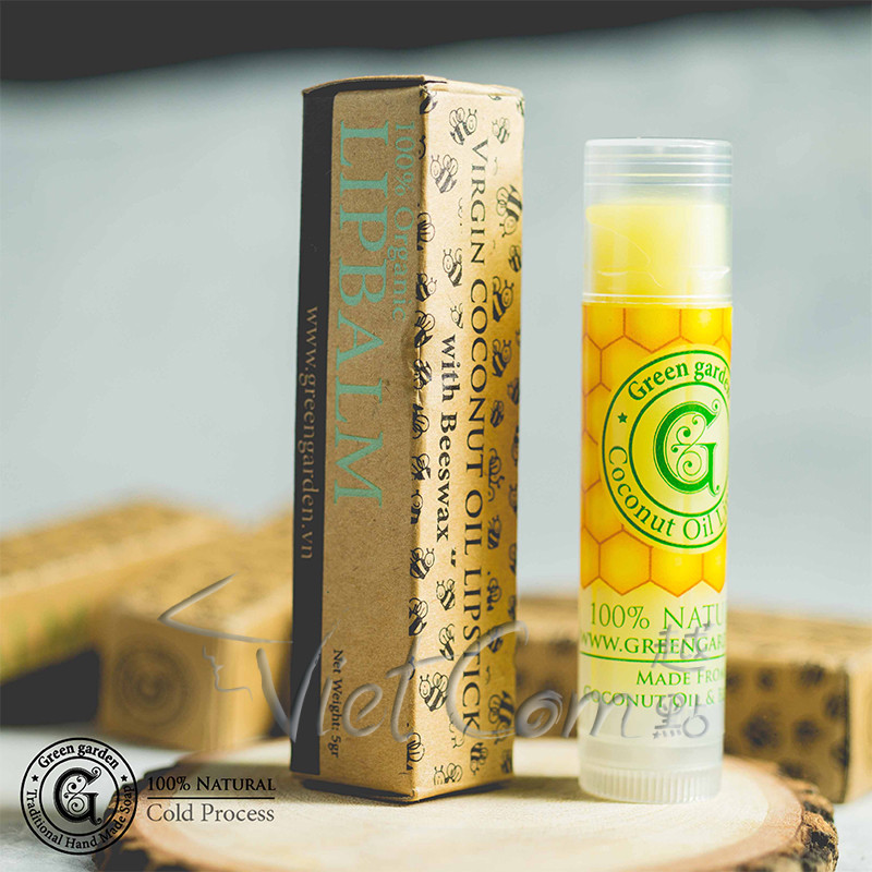 Green Garden - 原味椰油蜂蠟潤唇膏