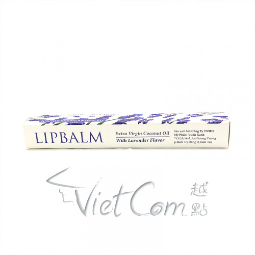 Green Garden - Lip Balm - Extra Virgin Coconut Oil With Lavender Flavor