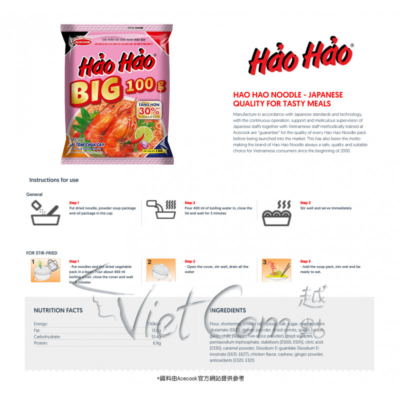 Acecook - Spicy Prawn Noodles